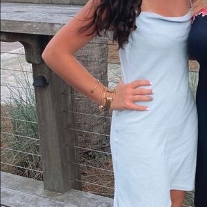 Princess Polly 0 Light Blue Mini Dress